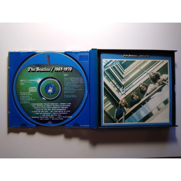 The Beatles 1967-1970 CD Two Disc Original FAT Box John Lennon George Harrison - Picture 2 of 4